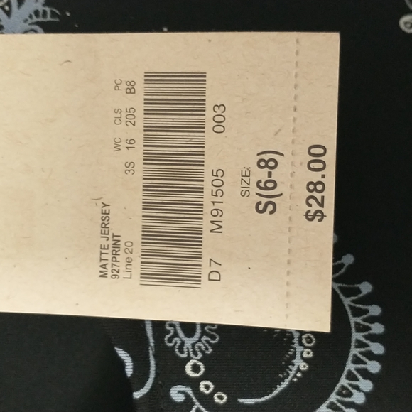 Apostrophe Black Blouse Size 6-8 - Picture 3 of 5